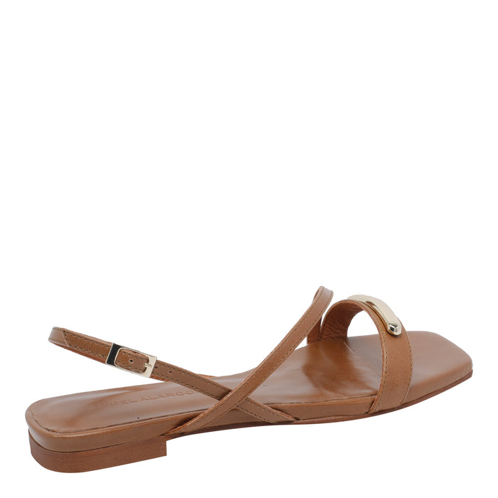 Angel Alarcon Sandals Brown Calf Leather/rubber Sole