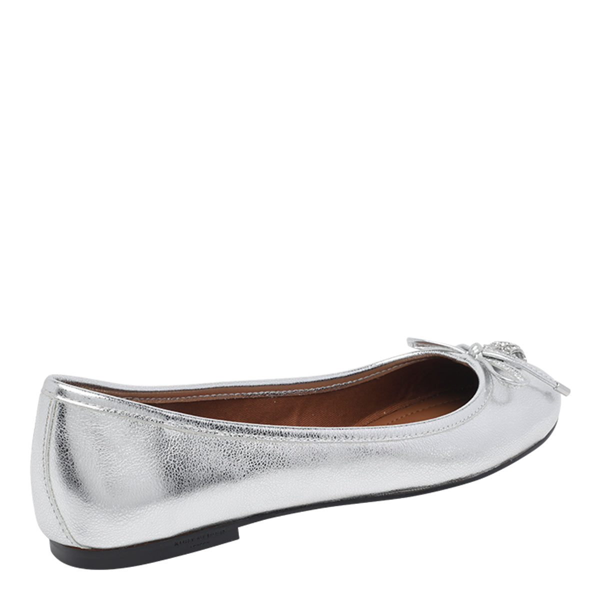 Kurt Geiger Flat Shoes Silver Calf Leather/rubber Sole