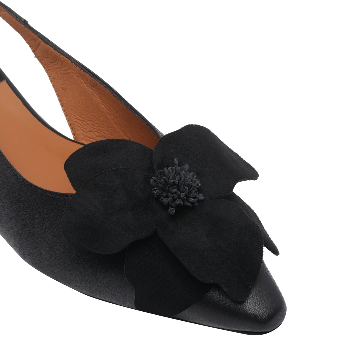 Angel Alarcon With Heel Black Suede Leather/rubber Sole