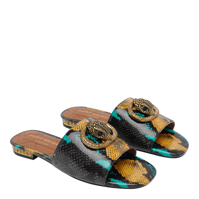 Kurt Geiger Sandals Grey Calf Leather/rubber Sole