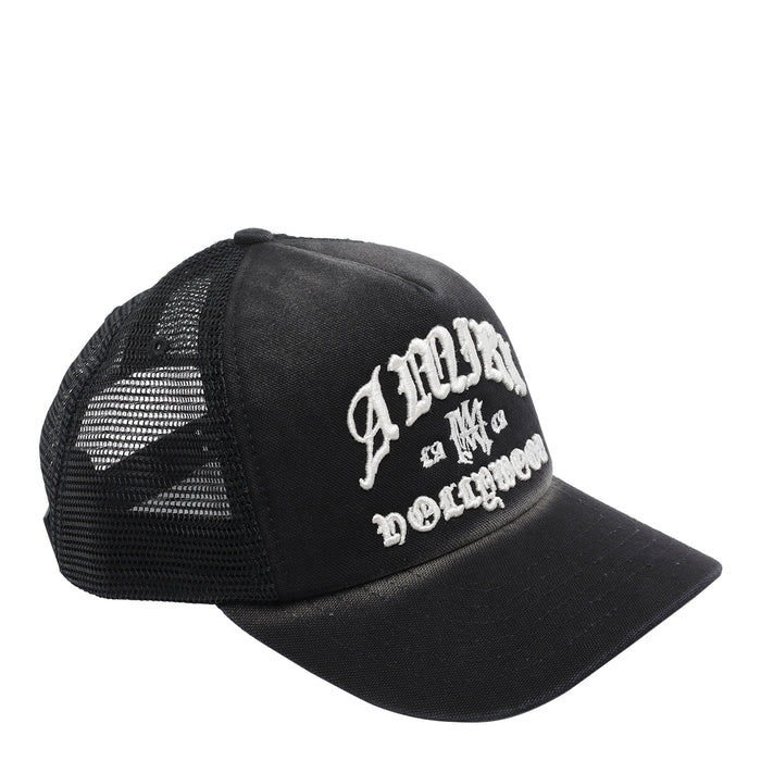Amiri Hats Black Cotton