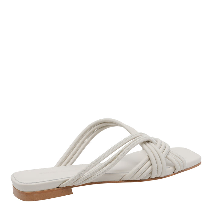 Angel Alarcon Sandals White Calf Leather/rubber Sole