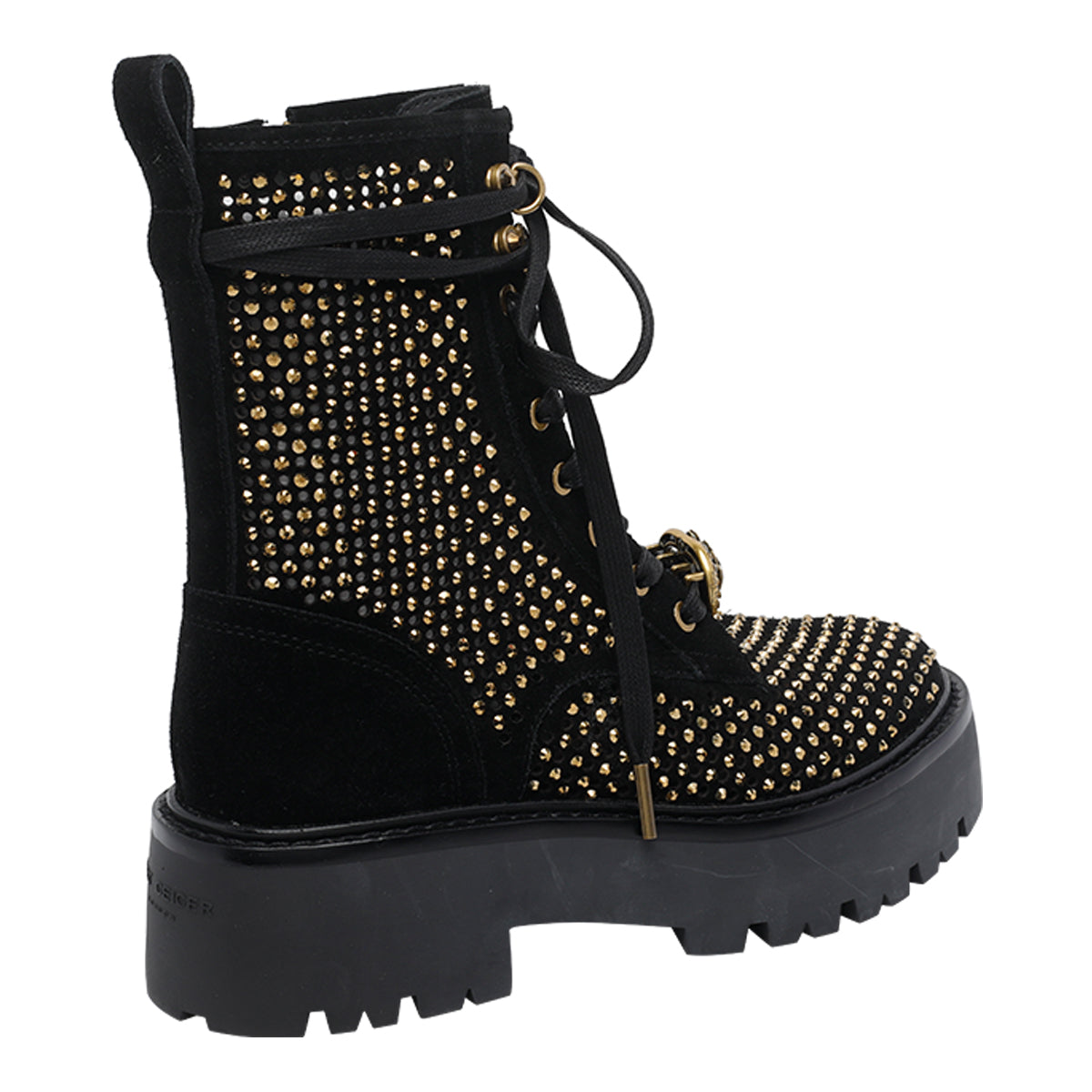 Kurt Geiger Boots Black Suede Leather/rubber Sole