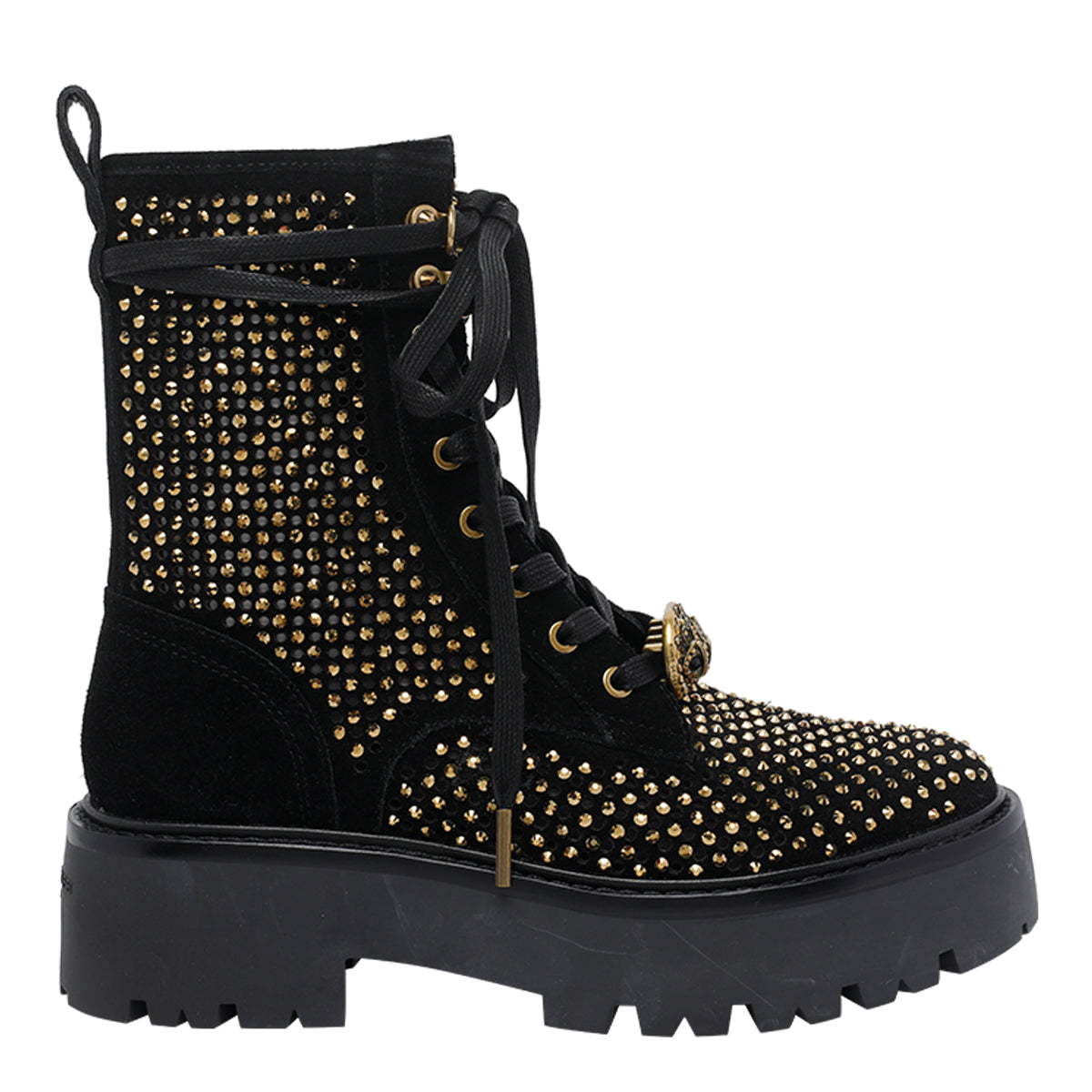 Kurt Geiger Boots Black Suede Leather/rubber Sole