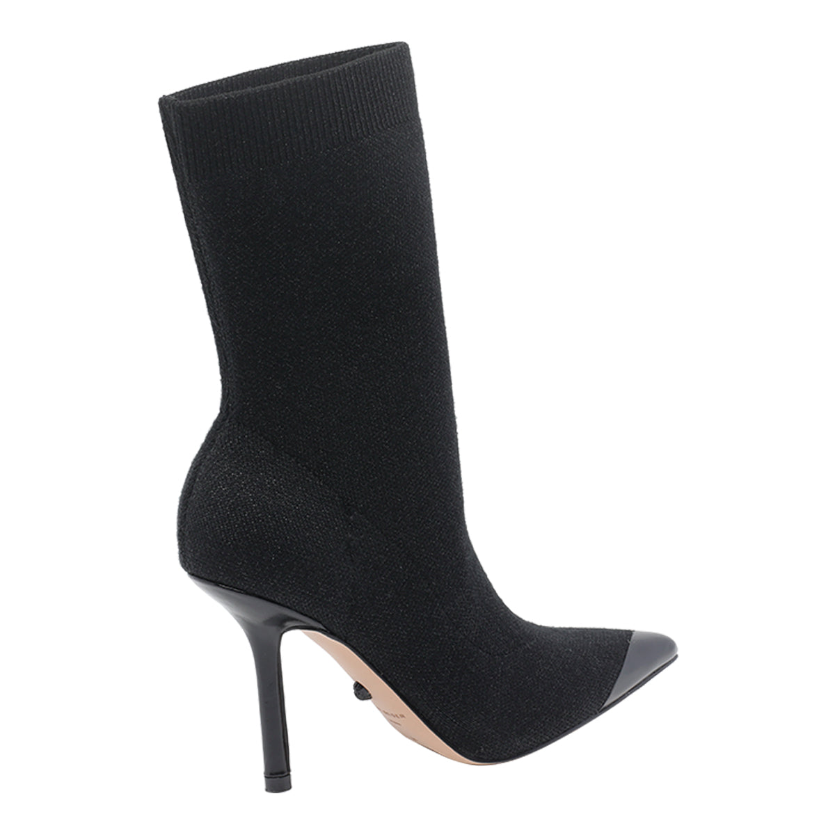 Kurt Geiger Boots Black Fabric/rubber Sole