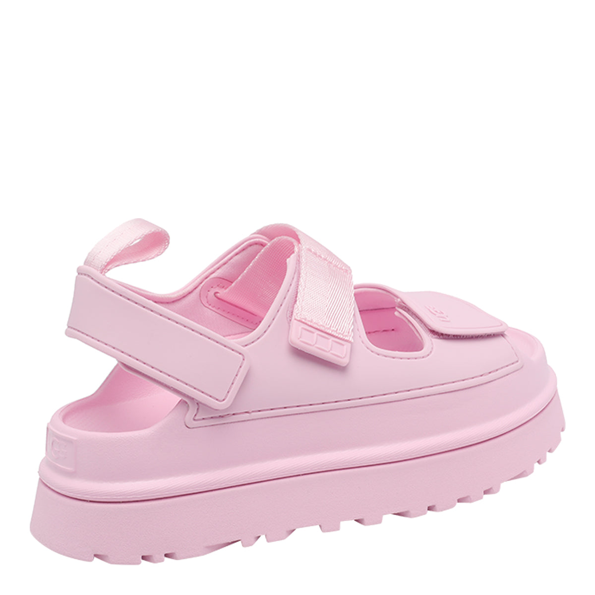 Ugg Sandals Pink Rubber/rubber Sole