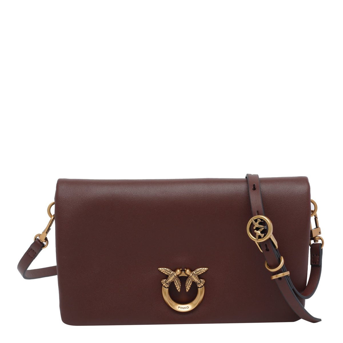 Pinko Bags Red Calf Leather