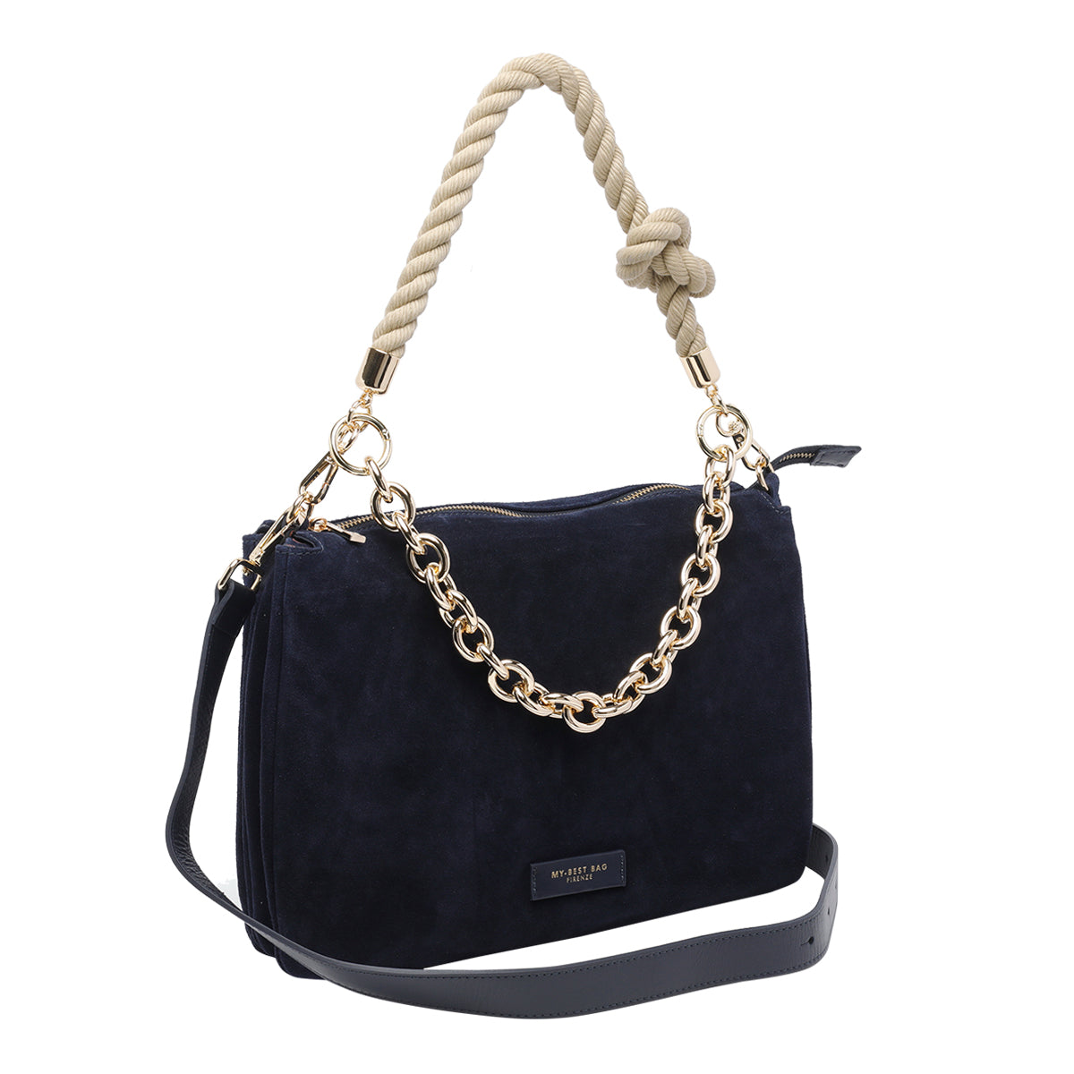 My Best Bag Firenze Blue Calf Leather