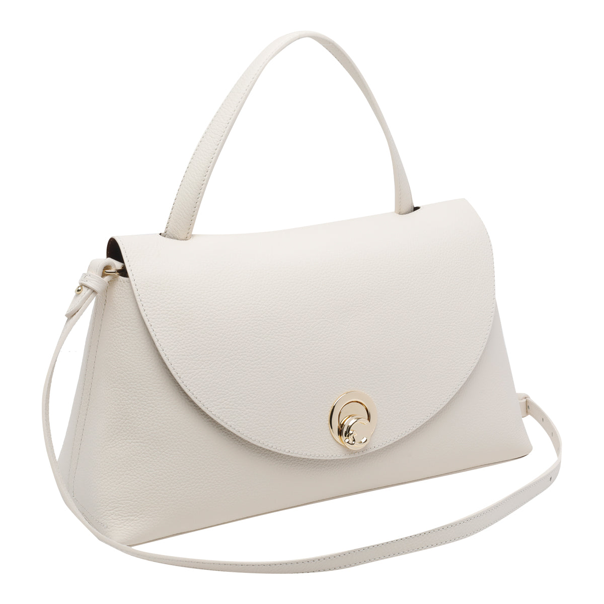 Coccinelle Bags White Calf Leather