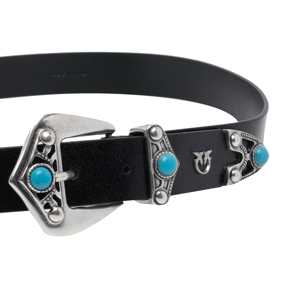 Pinko Belts Black Calf Leather