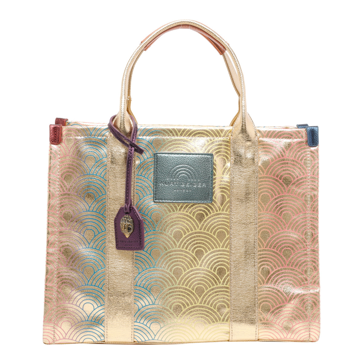 Kurt Geiger Bags Golden Cotton Polyester