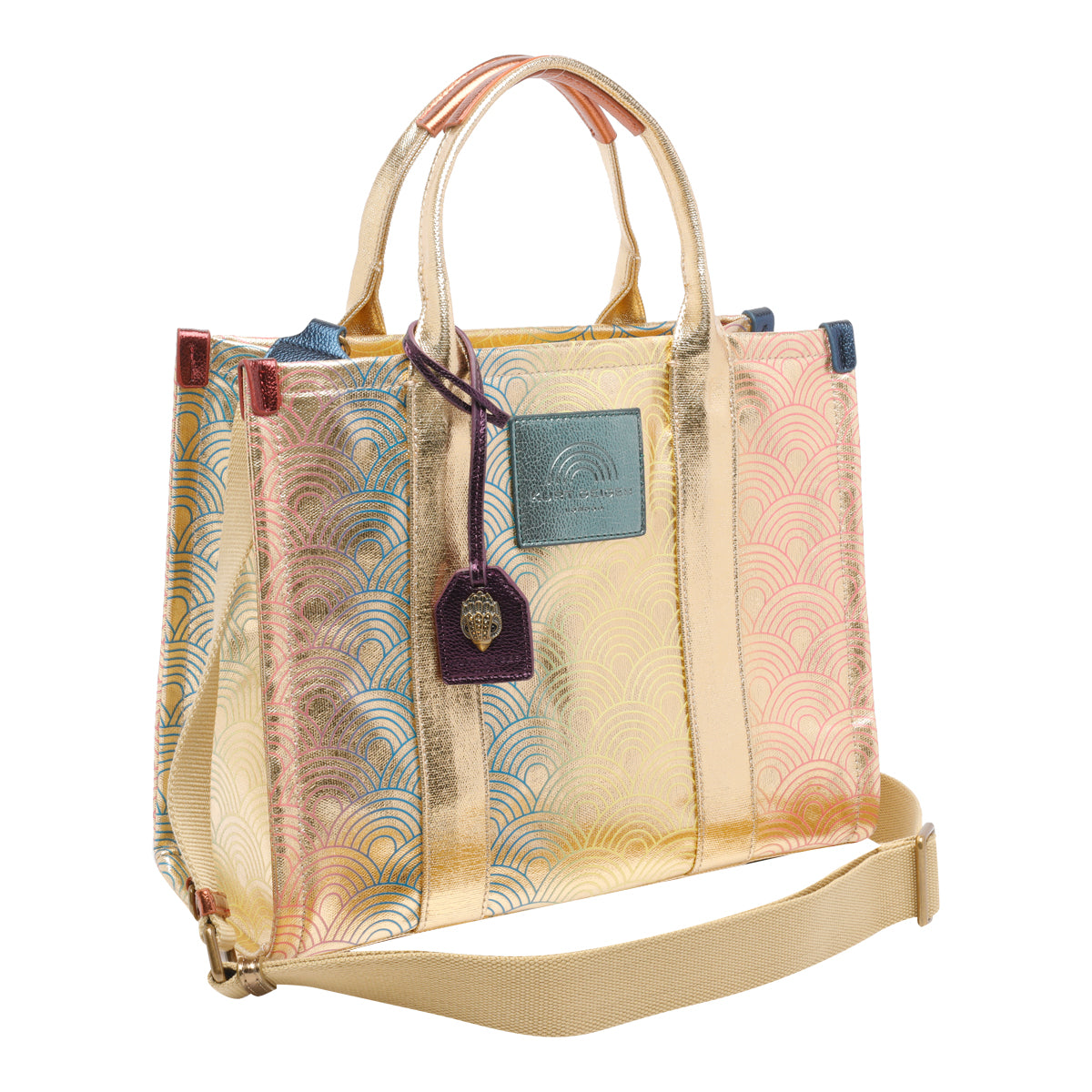 Kurt Geiger Bags Golden Cotton Polyester