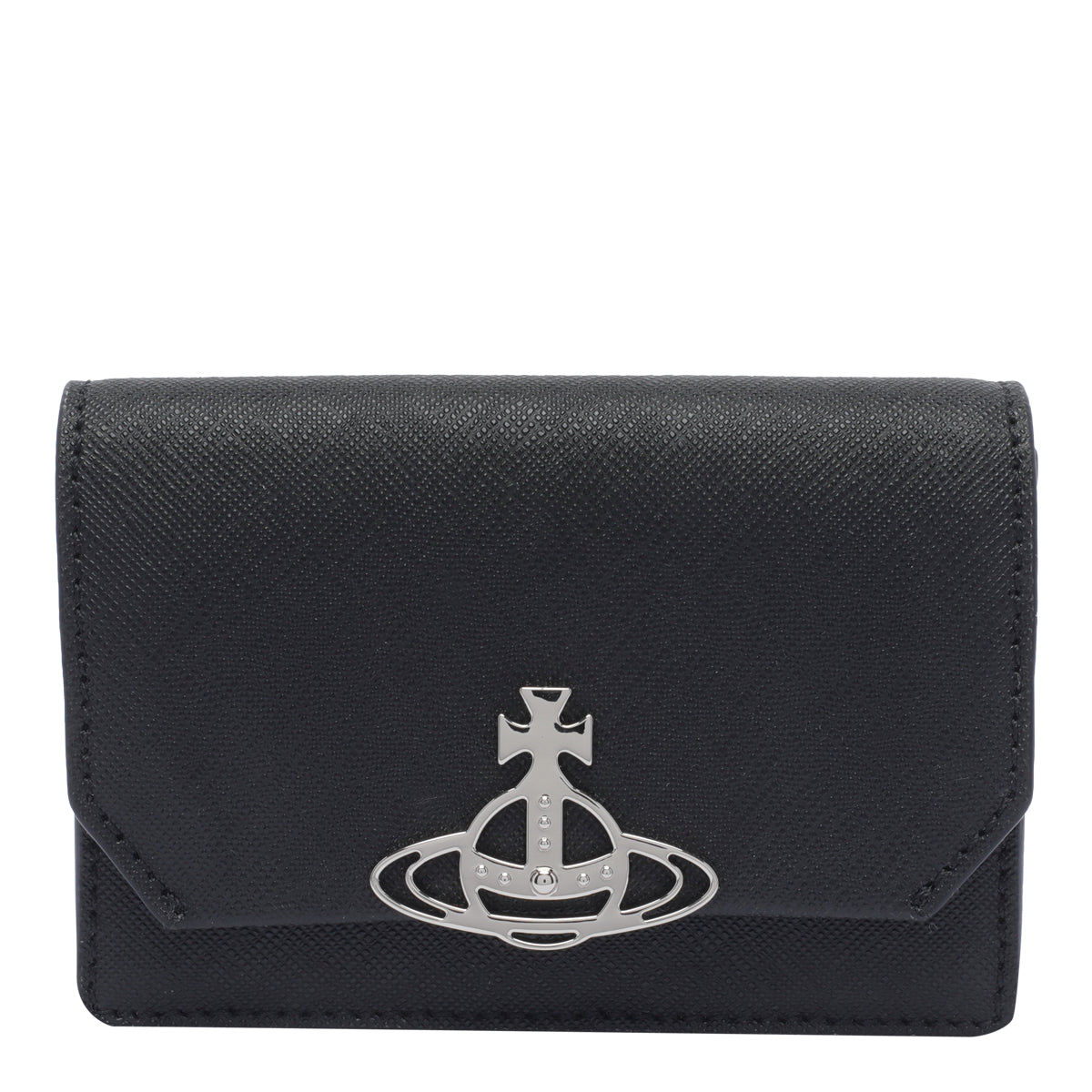 Vivienne Westwood Wallets Black Calf Leather