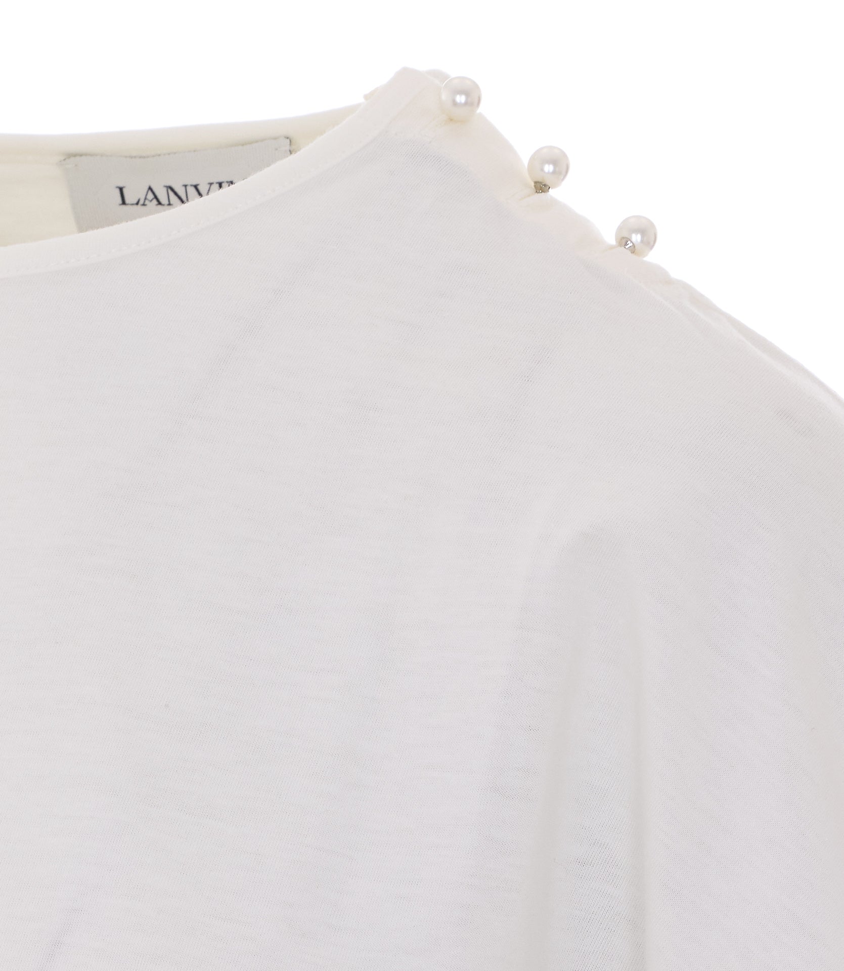 Lanvin T-Shirts And Polos White Cotton