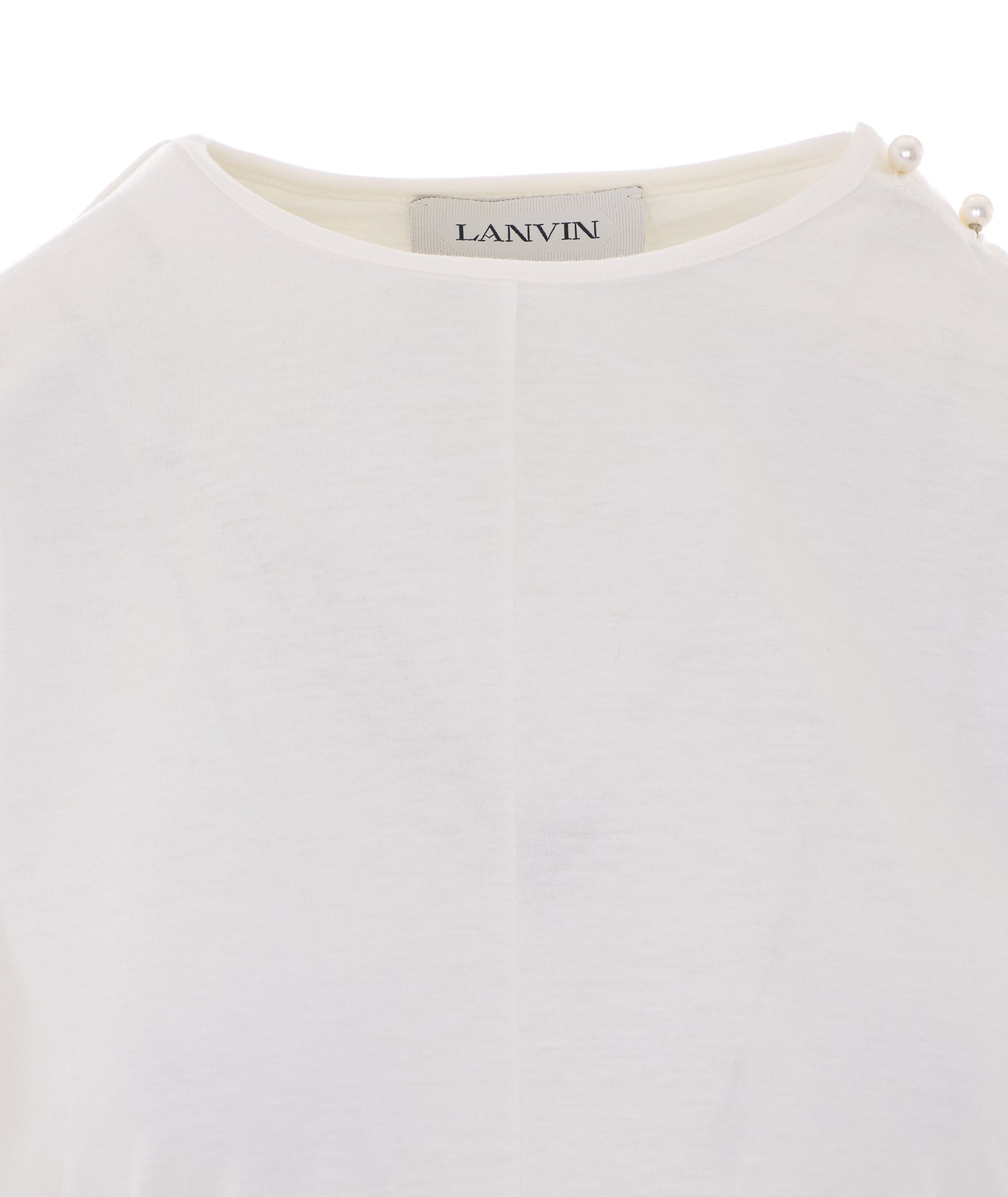 Lanvin T-Shirts And Polos White Cotton