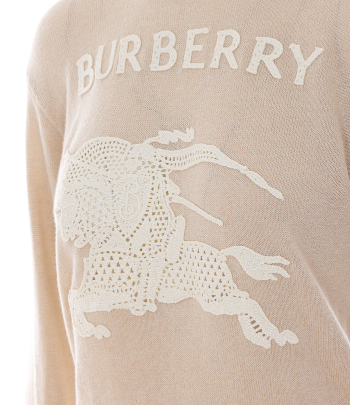 Burberry Sweaters Beige Cotton