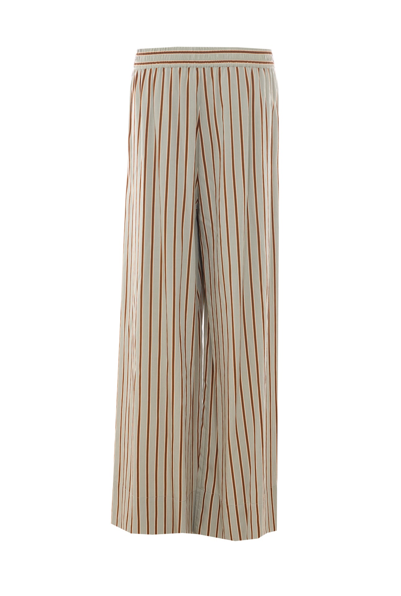 Liu Jo Trousers Green Viscose