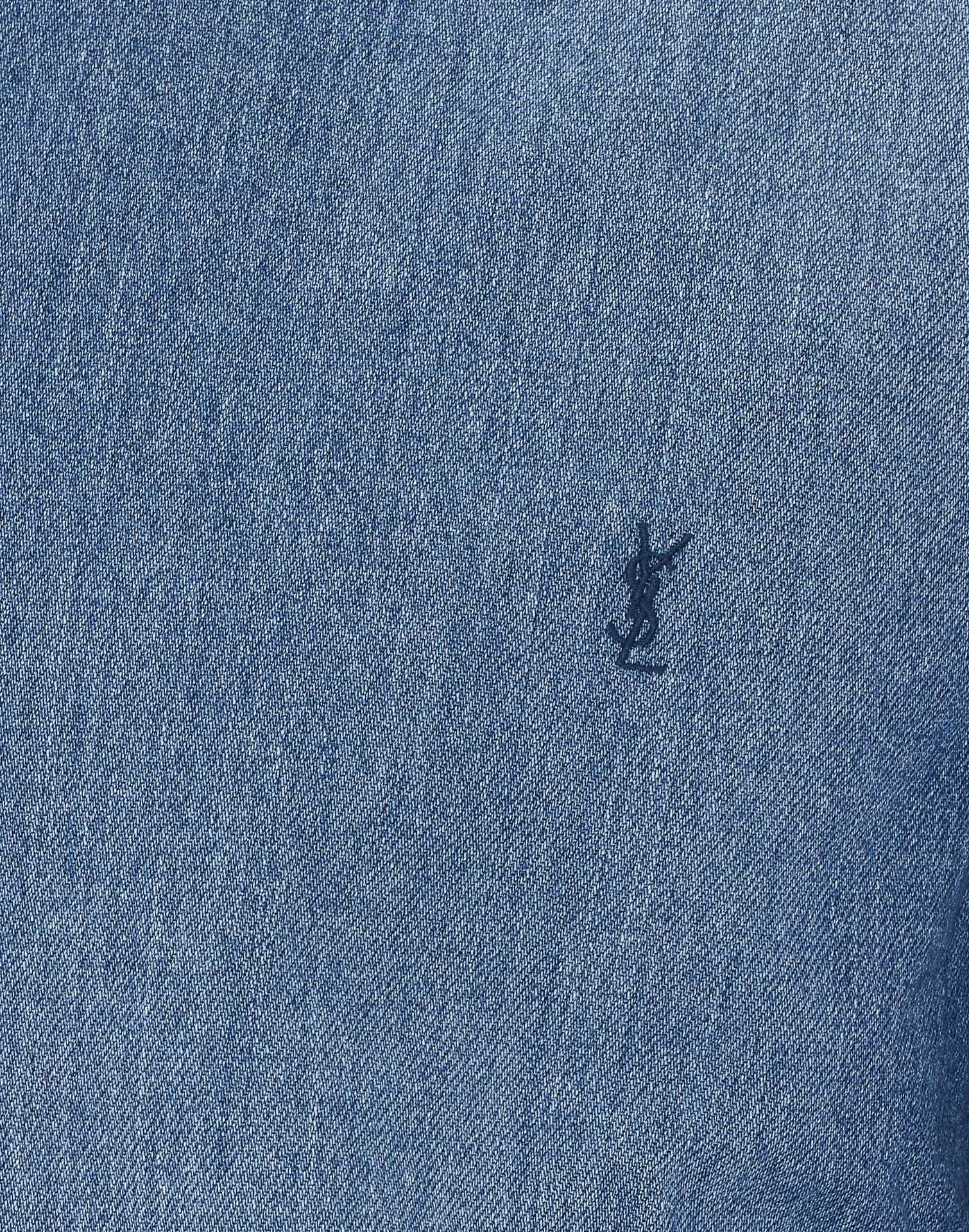 Saint Laurent Shirts Blue Cotton