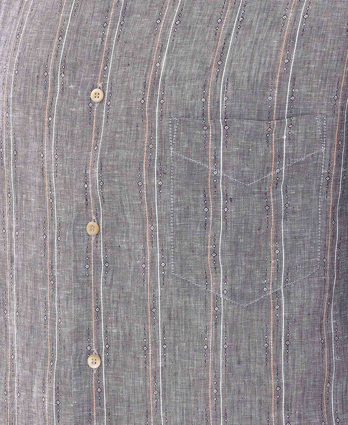 Brunello Cucinelli Shirts Grey Linen