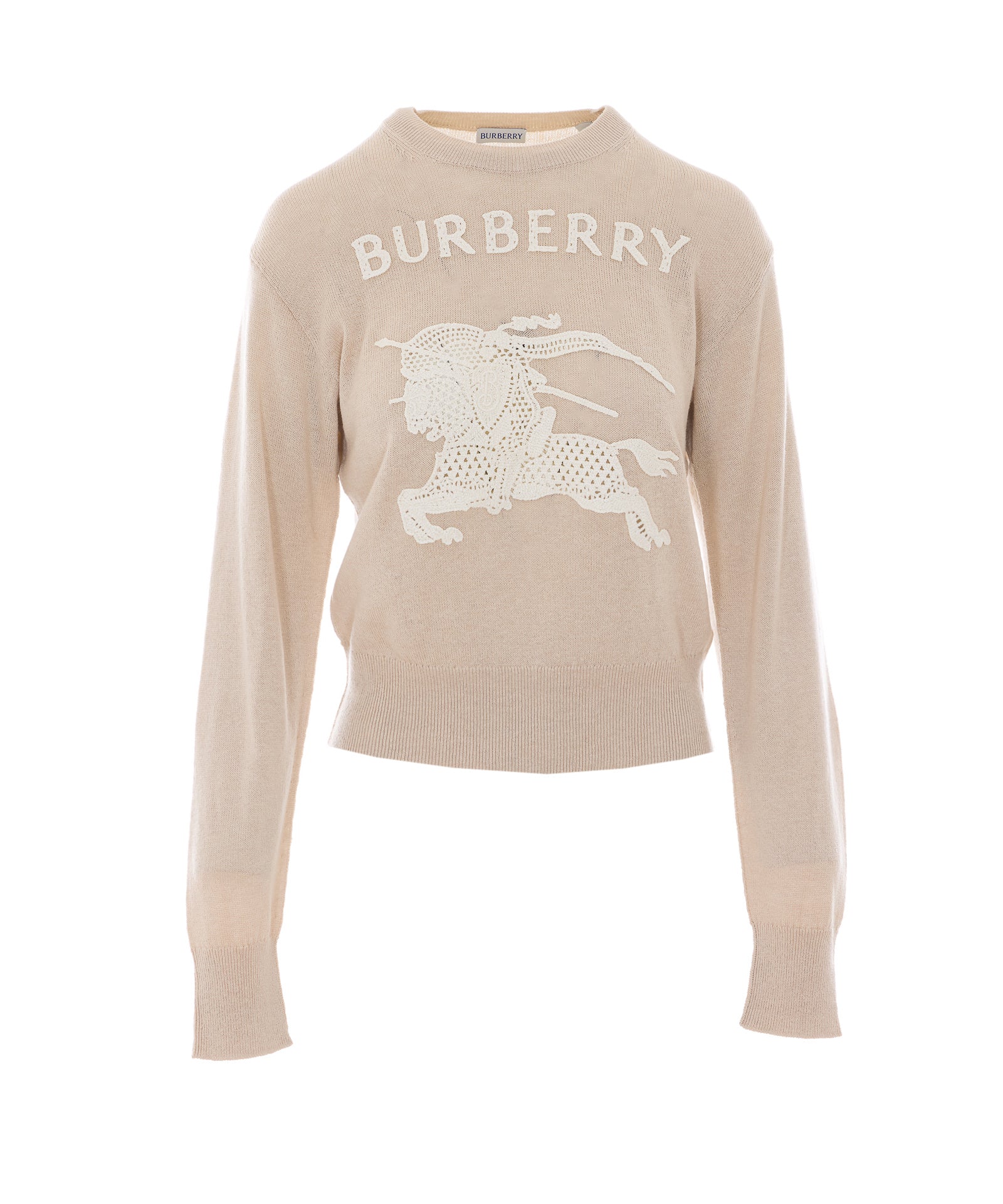 Burberry Sweaters Beige Cotton