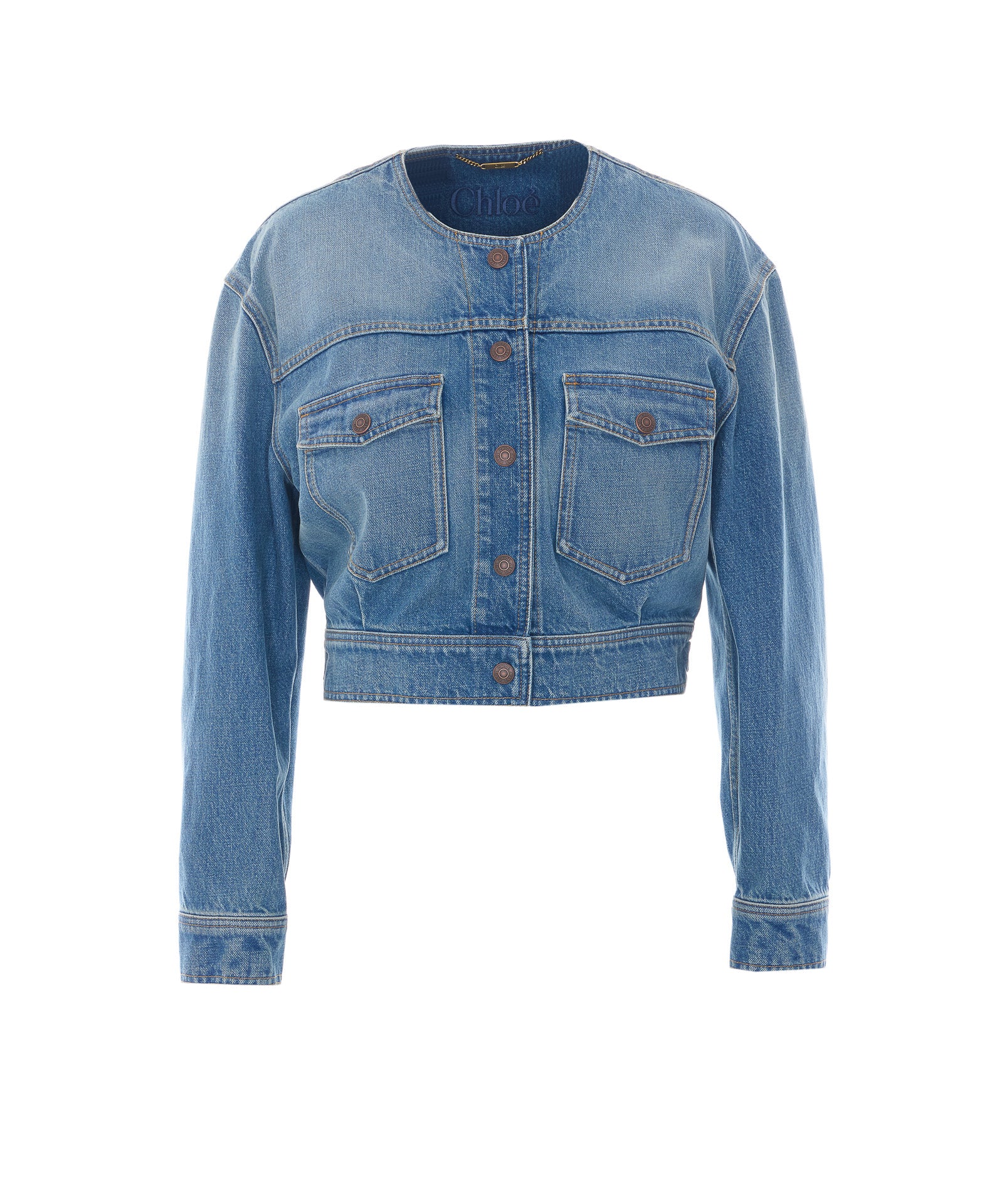 Chloè Jackets Blue Cotton