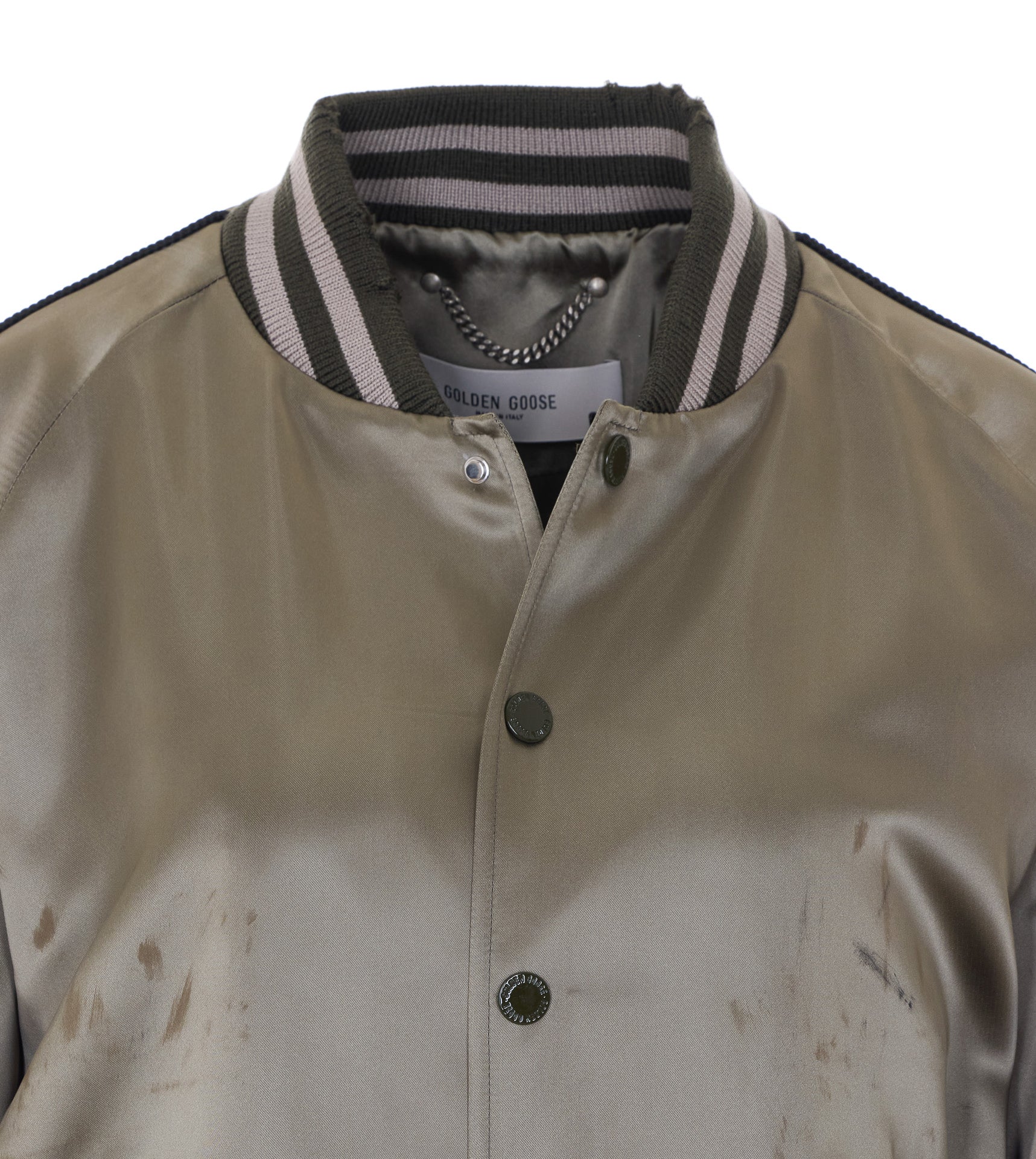 Golden Goose Coats Green Acetate