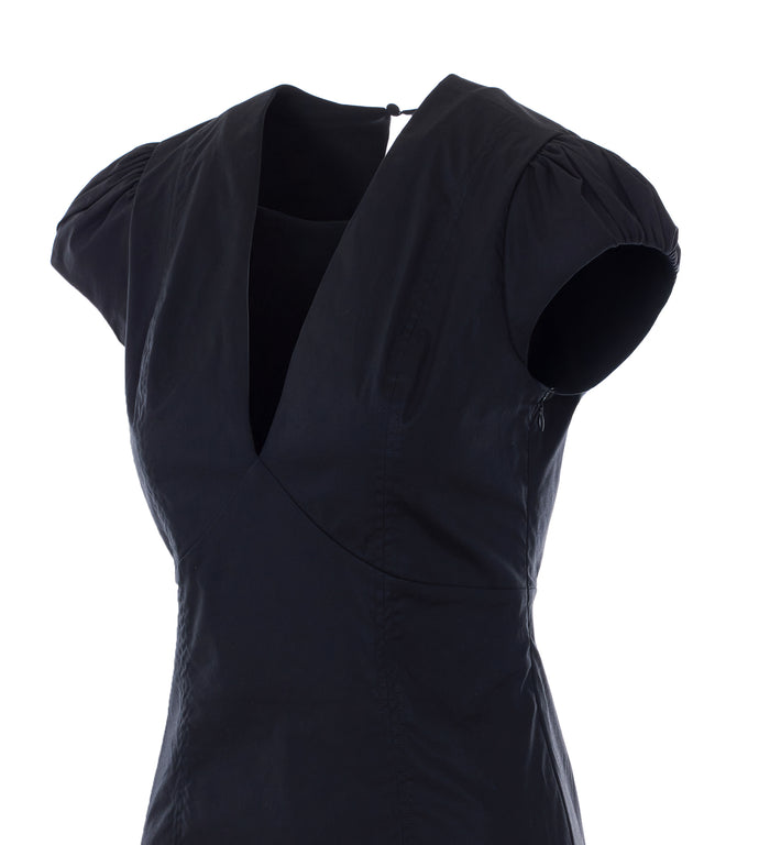 Twin-Set Dresses Black Cotton