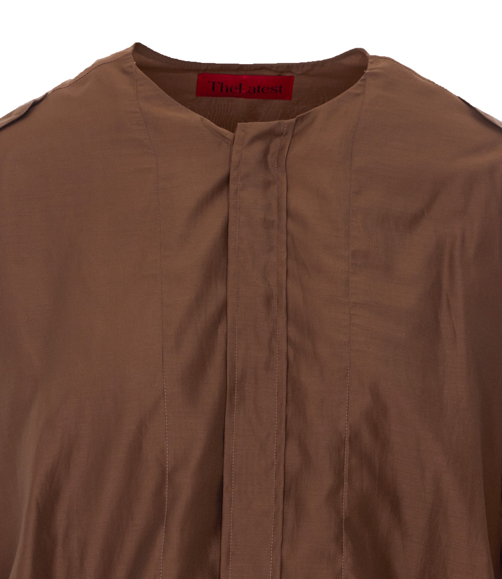 The Latest Shirts Brown Lyocell