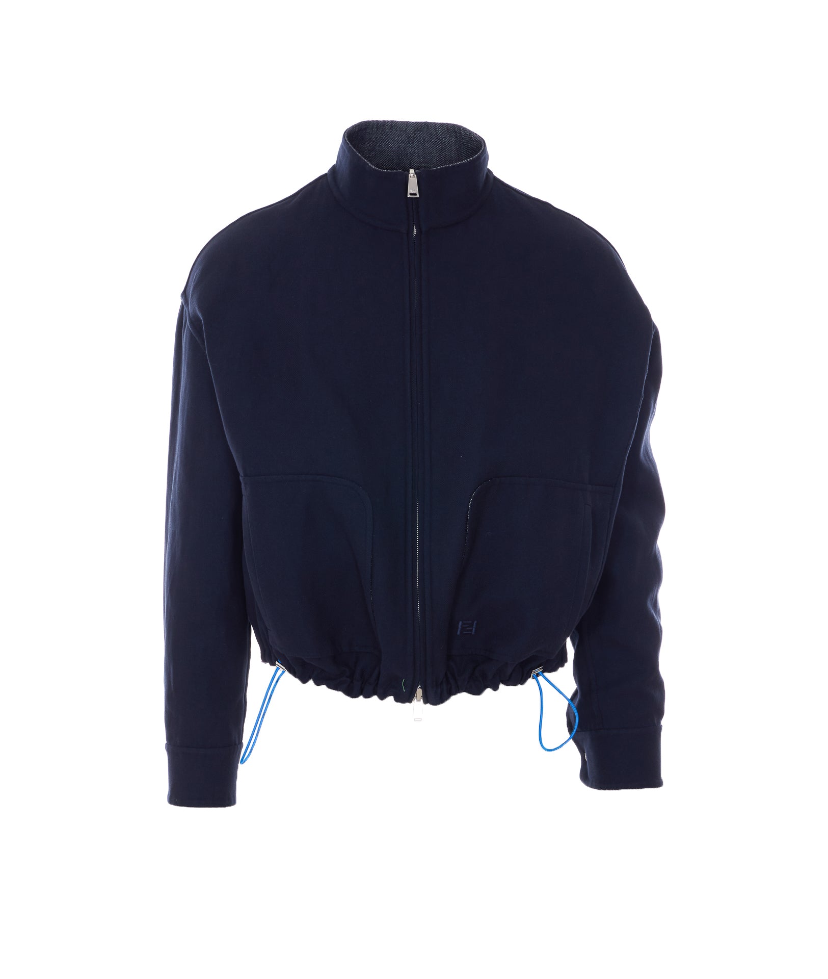 Fendi Jackets Blue Linen