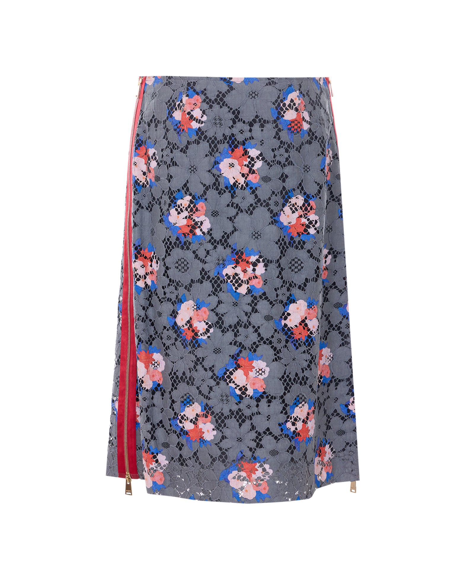 Fendi Skirts Grey Cotton