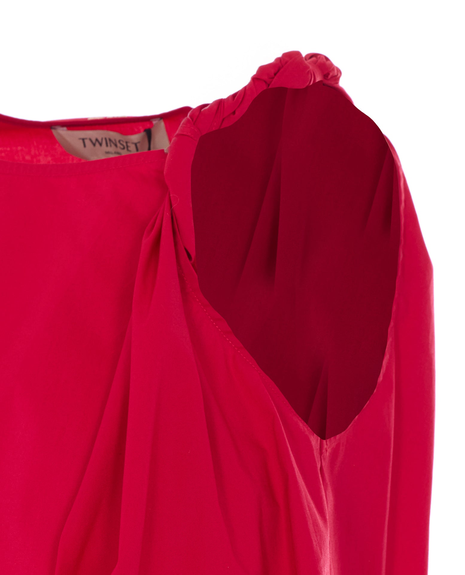 Twin-Set Top Red Cotton
