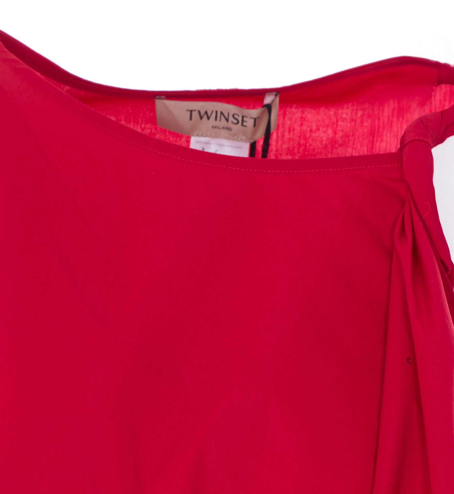 Twin-Set Top Red Cotton