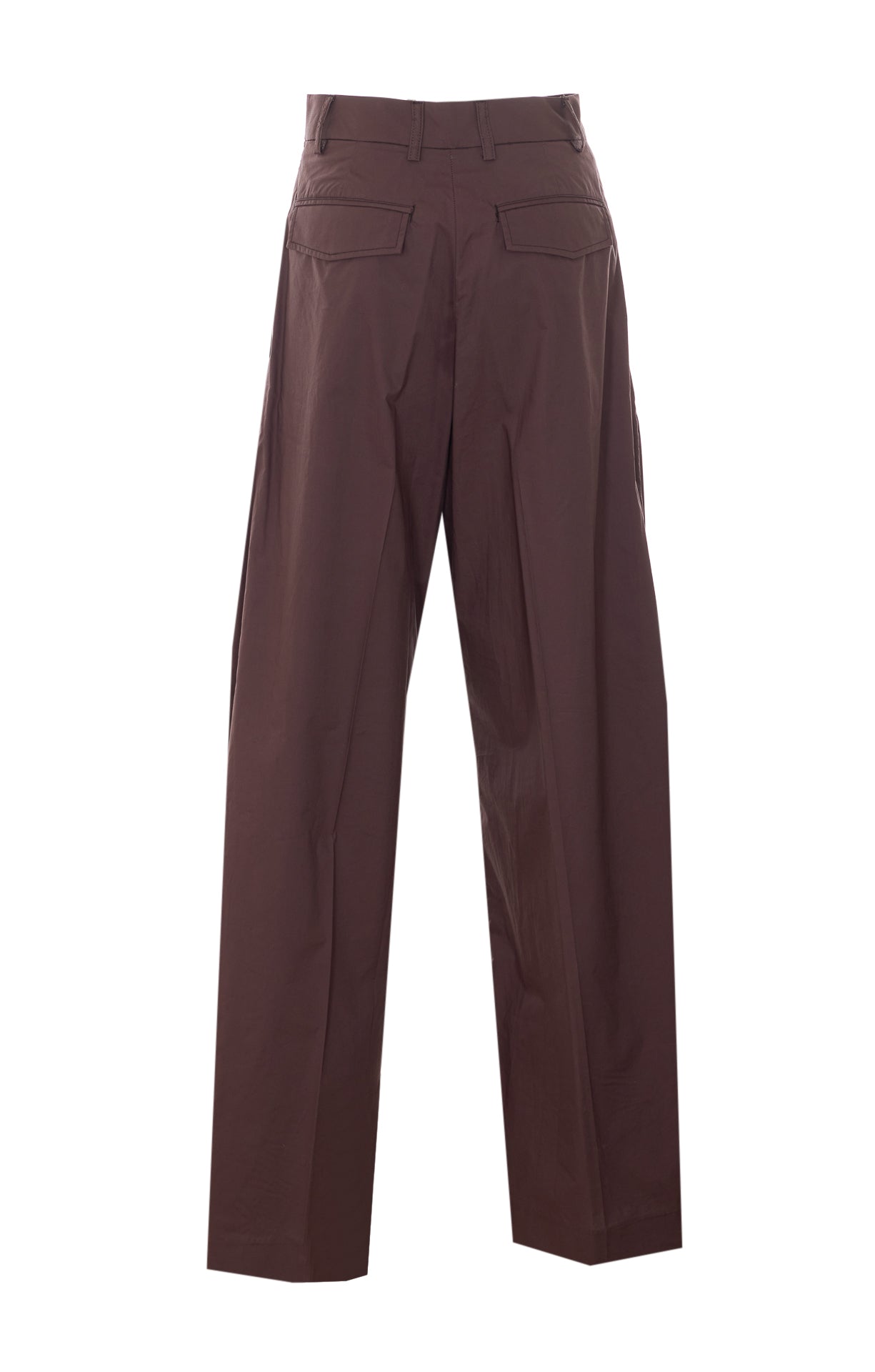 The Latest Trousers Brown Cotton