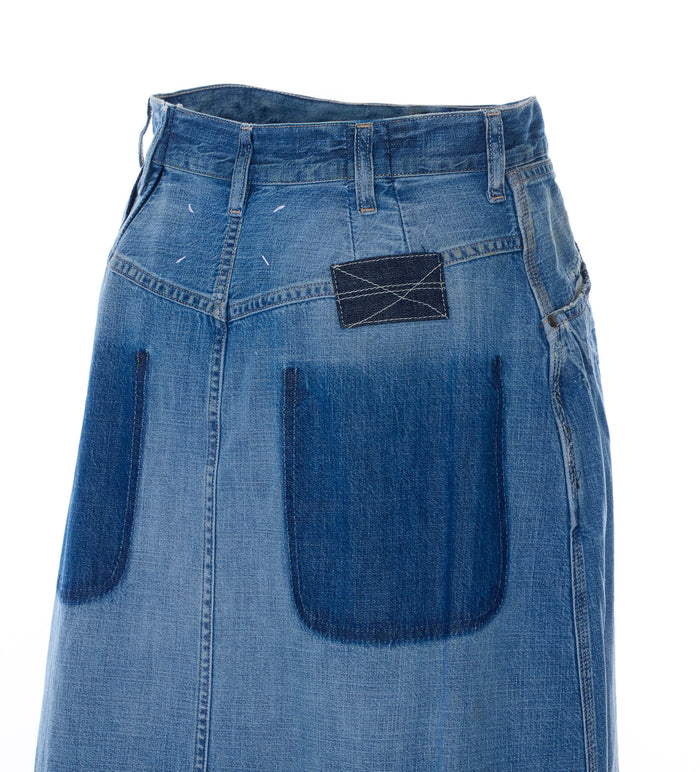 Maison Margiela Skirts Blue Cotton