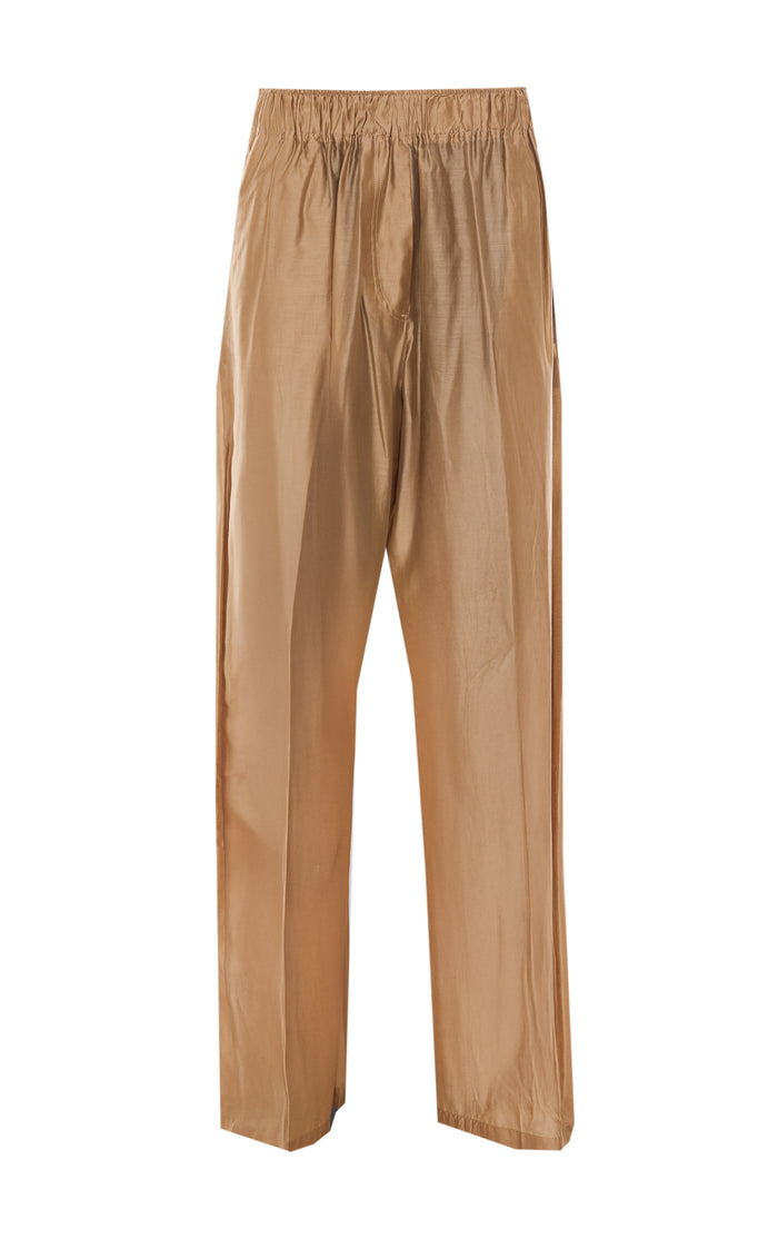 The Latest Trousers Brown Lyocell