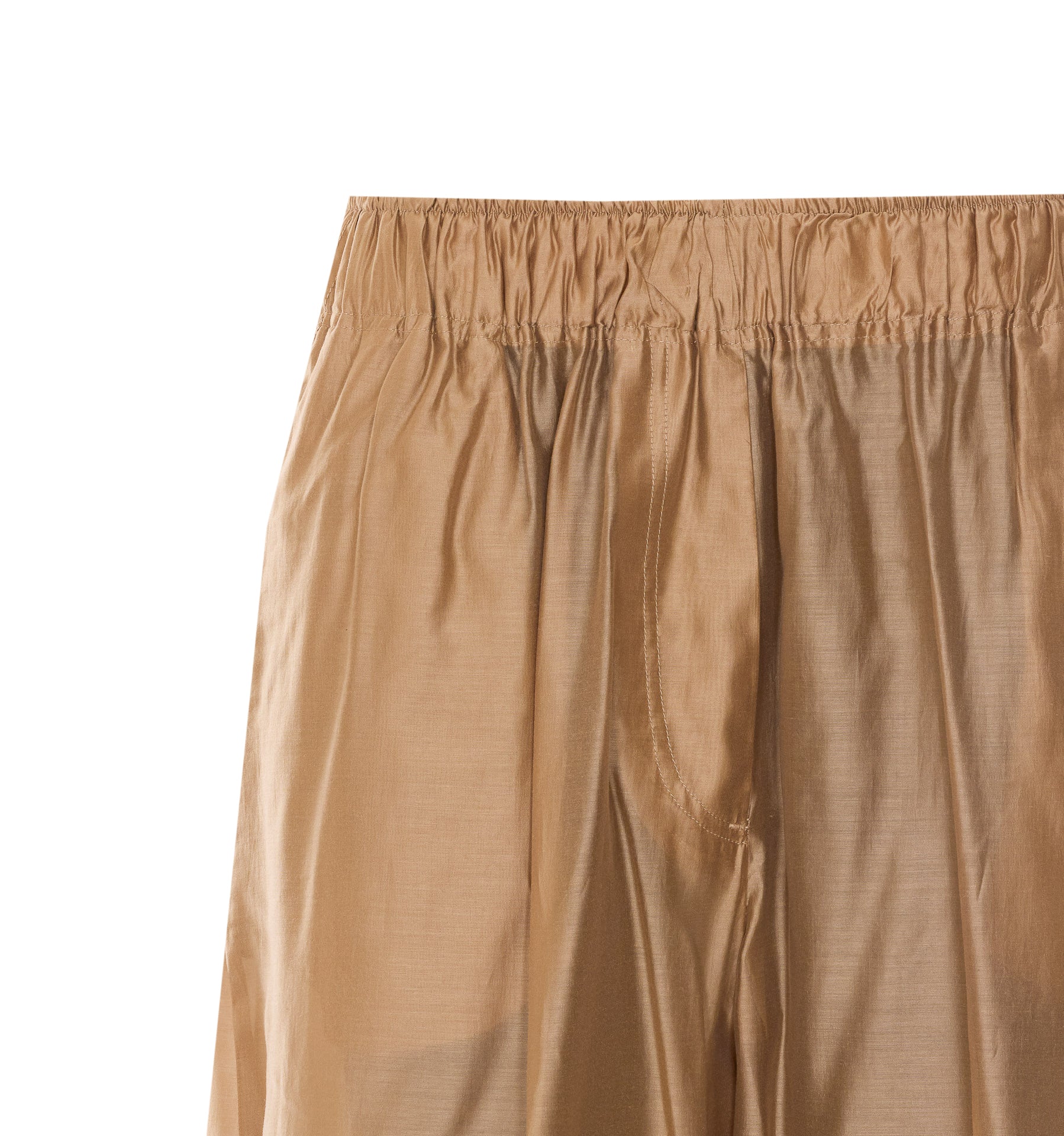 The Latest Trousers Brown Lyocell