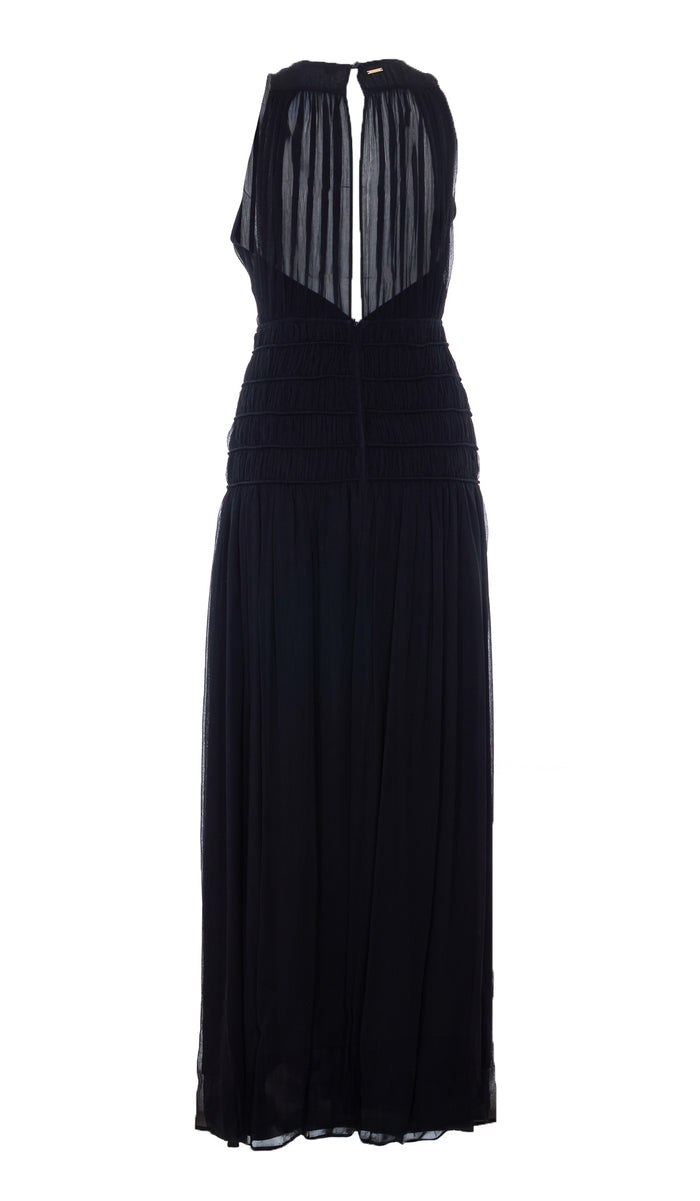 Twin-Set Dresses Black Viscose