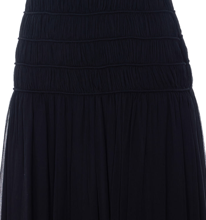 Twin-Set Dresses Black Viscose