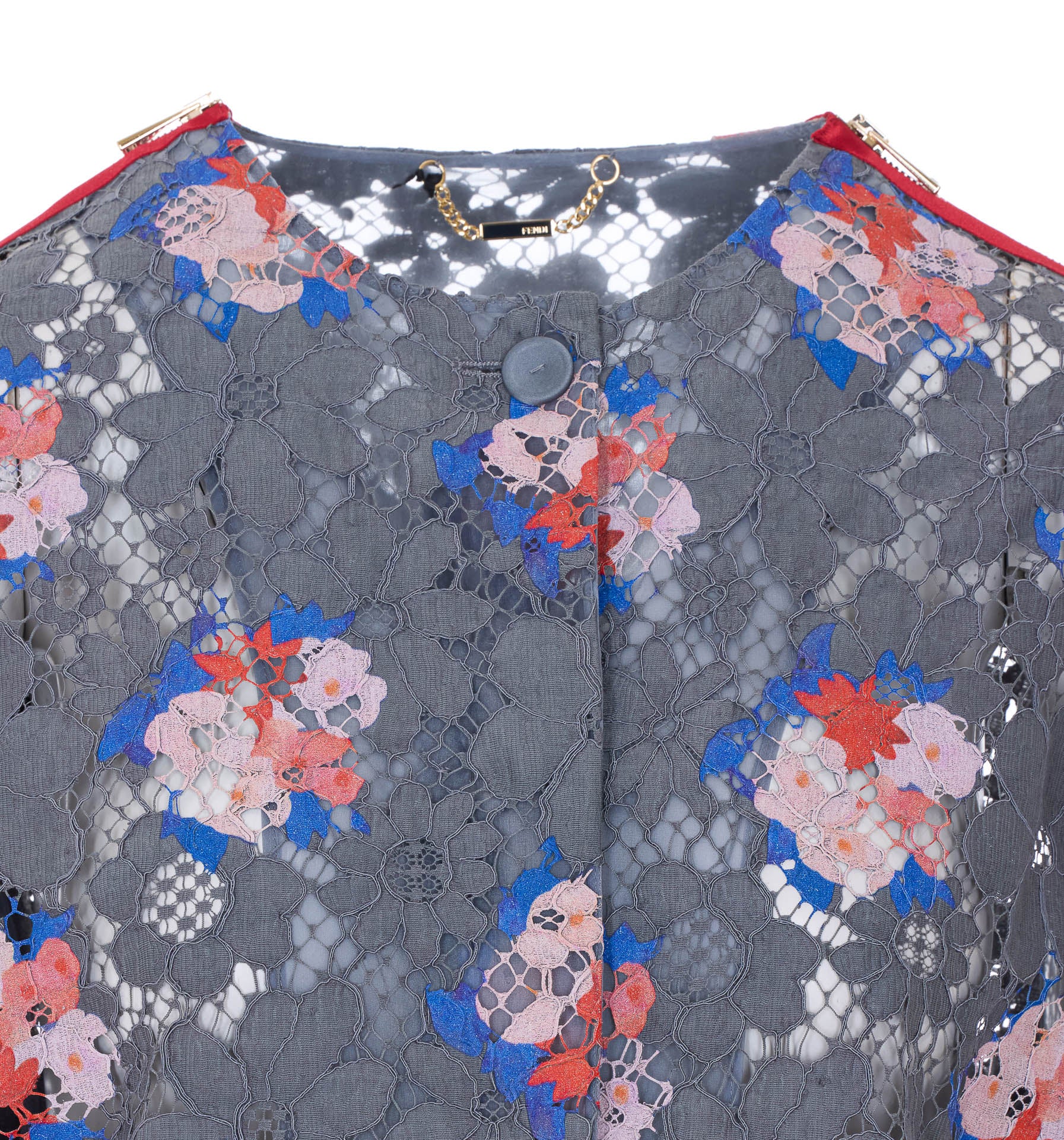 Fendi Jackets Grey Cotton