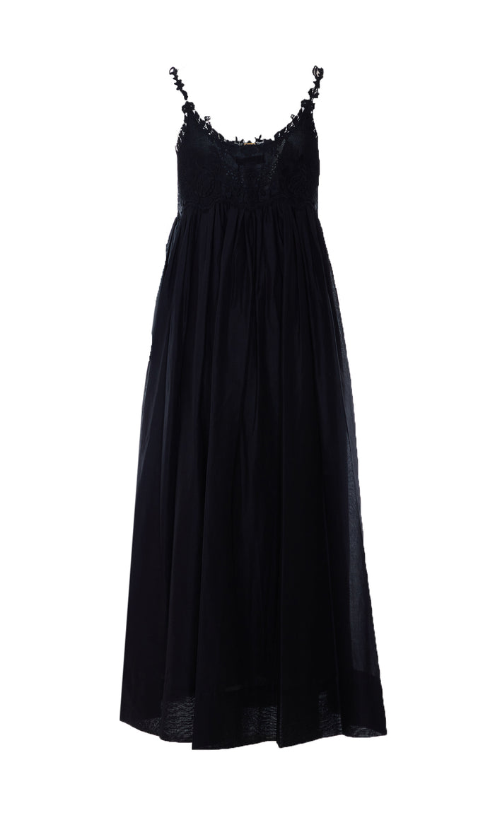 Twin-Set Dresses Black Cotton