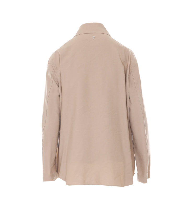 Dondup Shirts Beige Viscose
