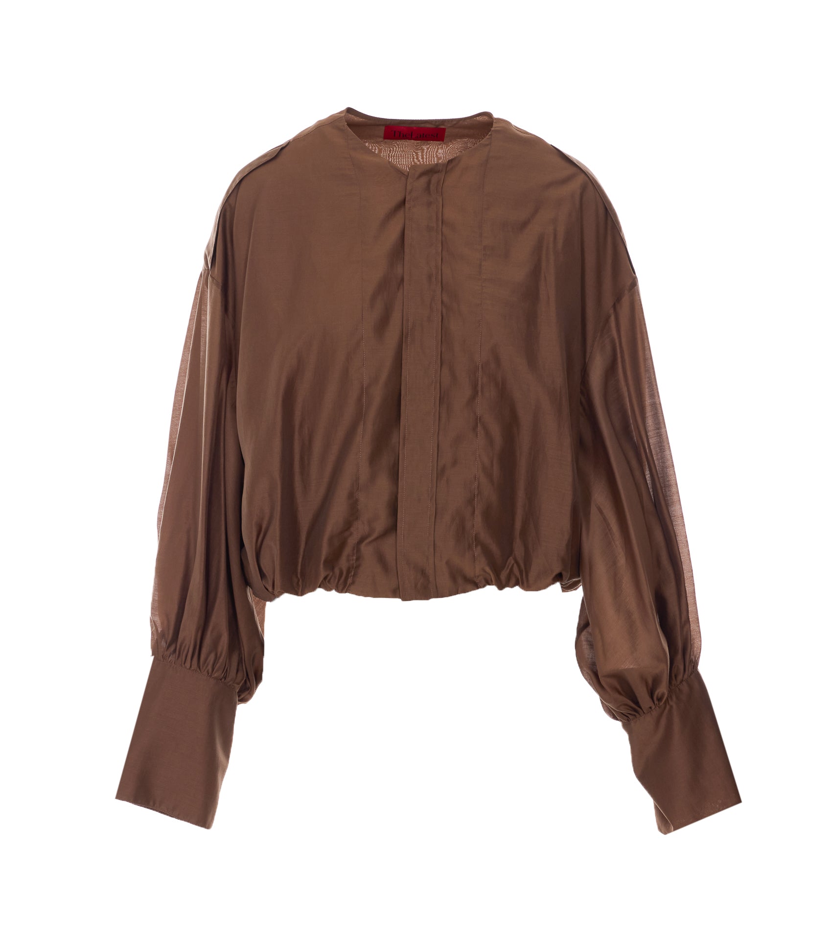 The Latest Shirts Brown Lyocell