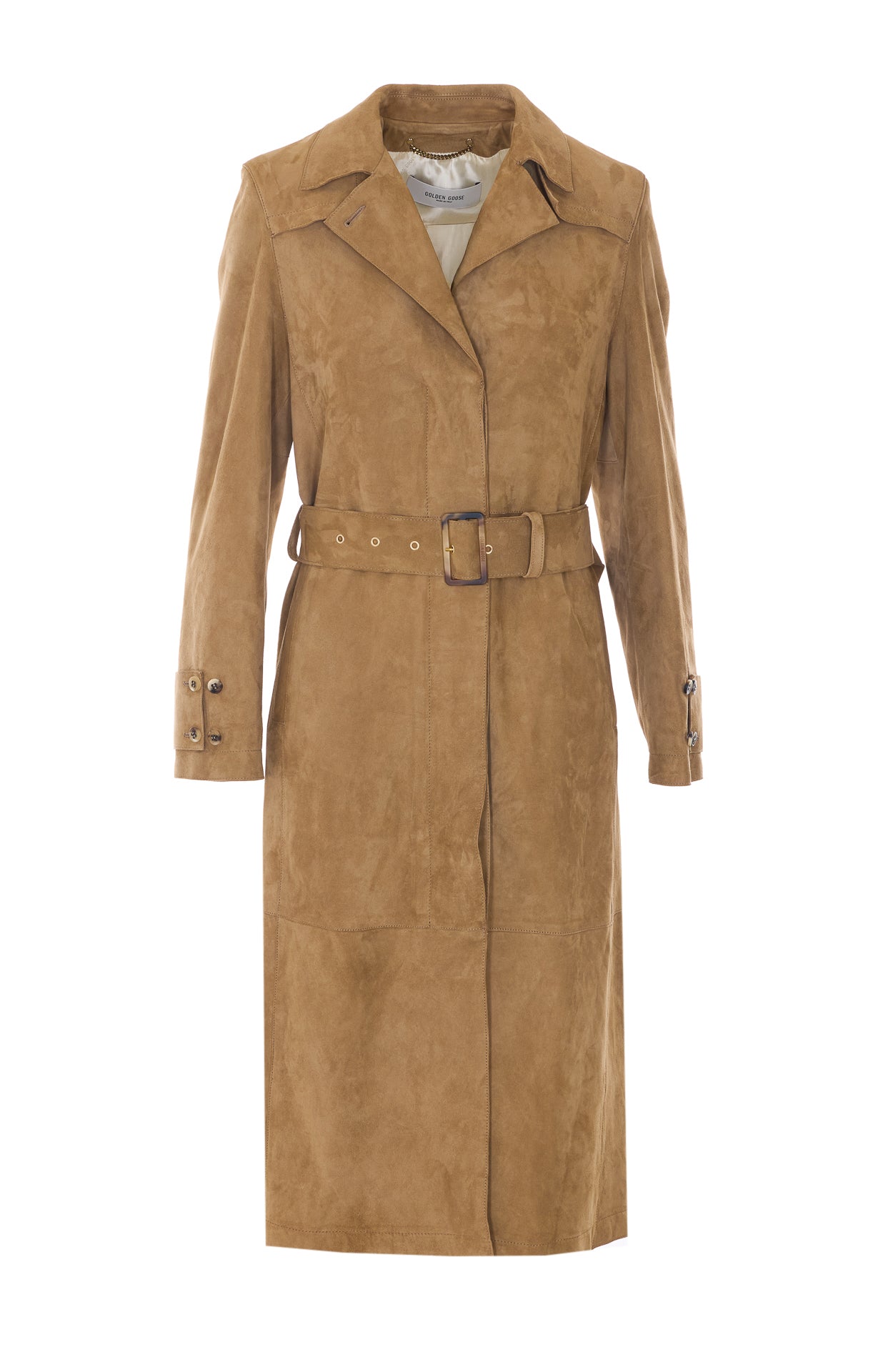 Golden Goose Coats Beige Ovine Leather