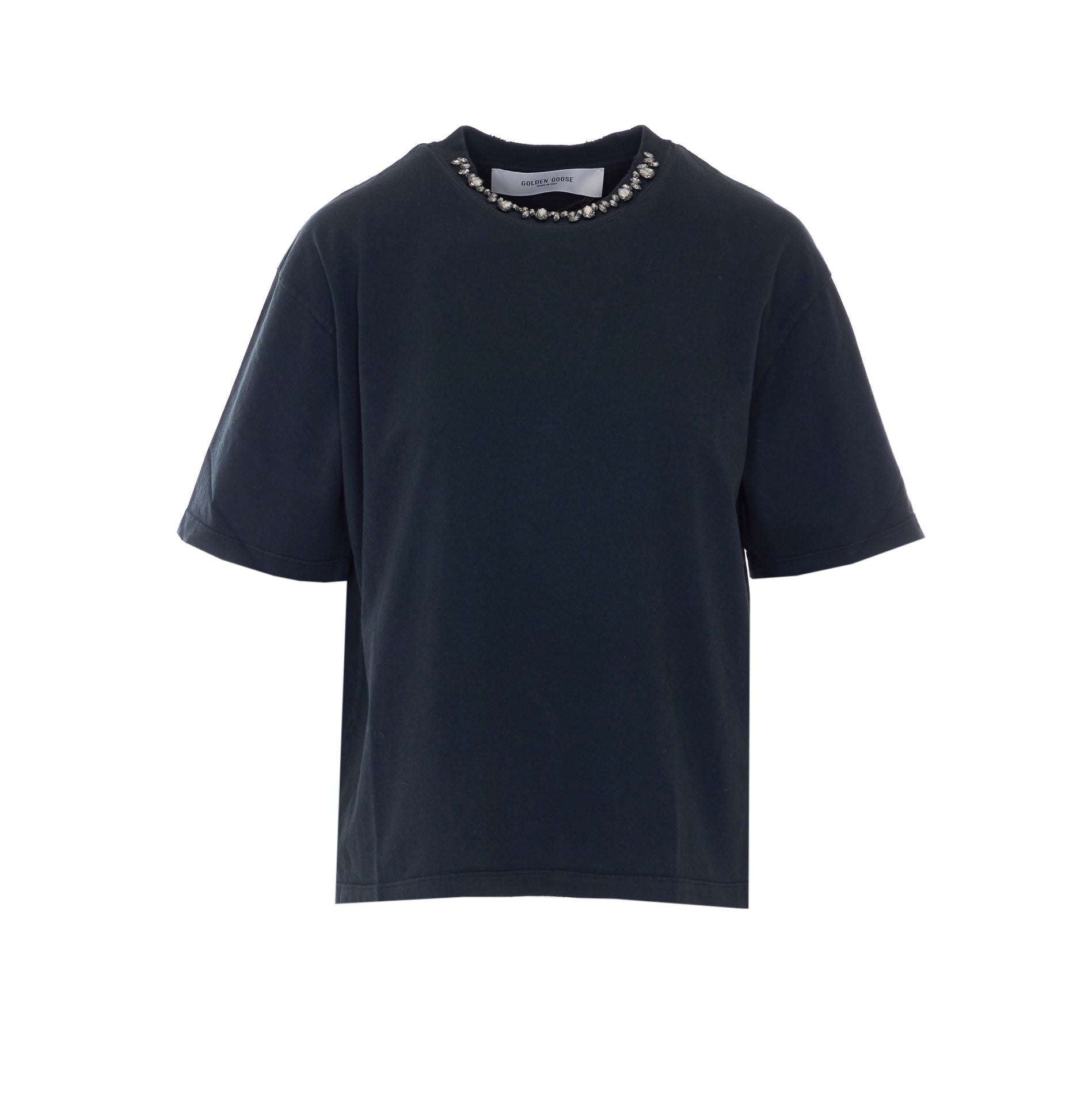 Golden Goose T-Shirts And Polos Black Cotton