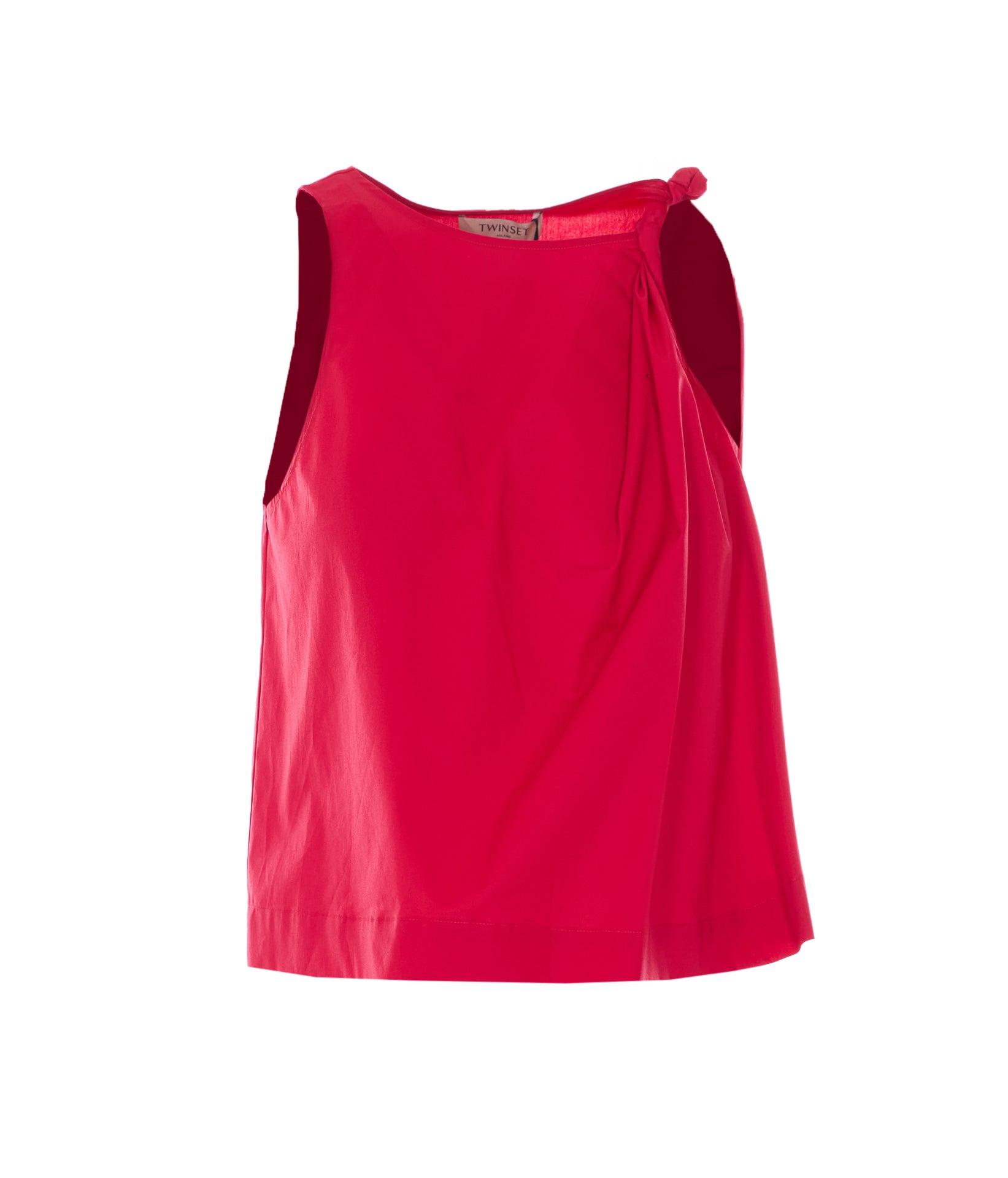Twin-Set Top Red Cotton