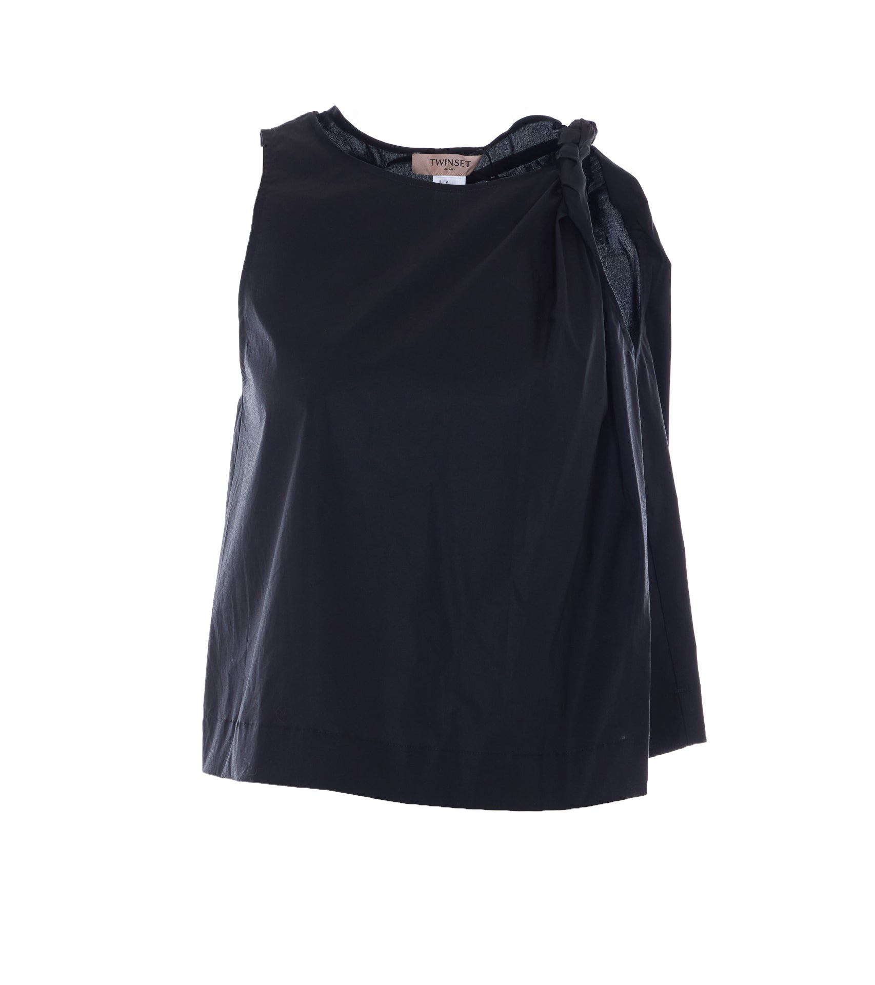 Twin-Set Top Black Cotton
