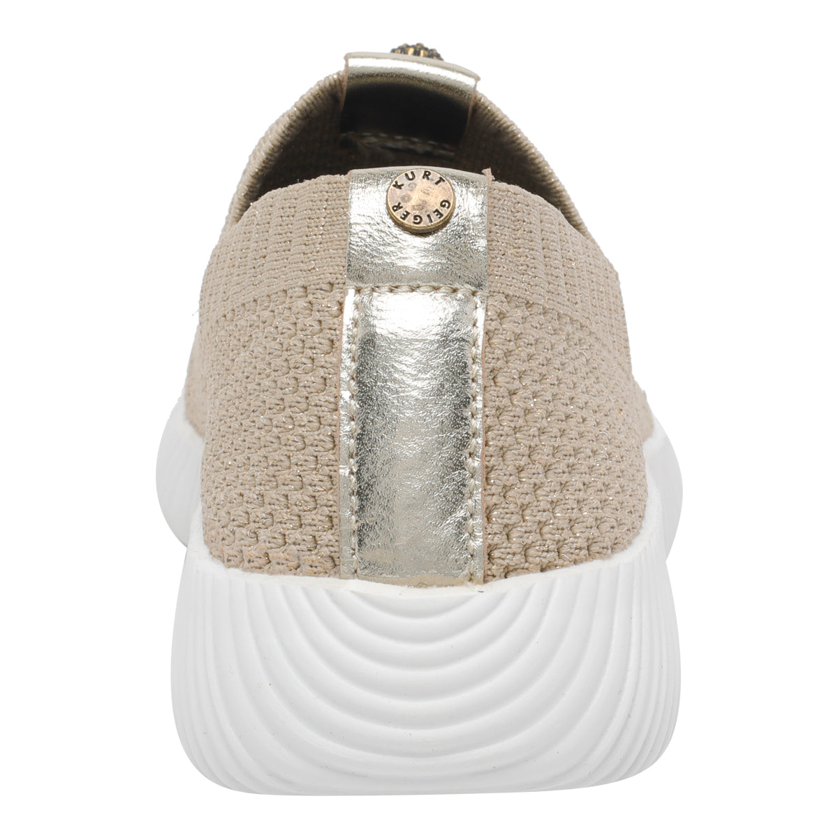 Kurt Geiger Sneakers Beige Leather/ Rubber Sole