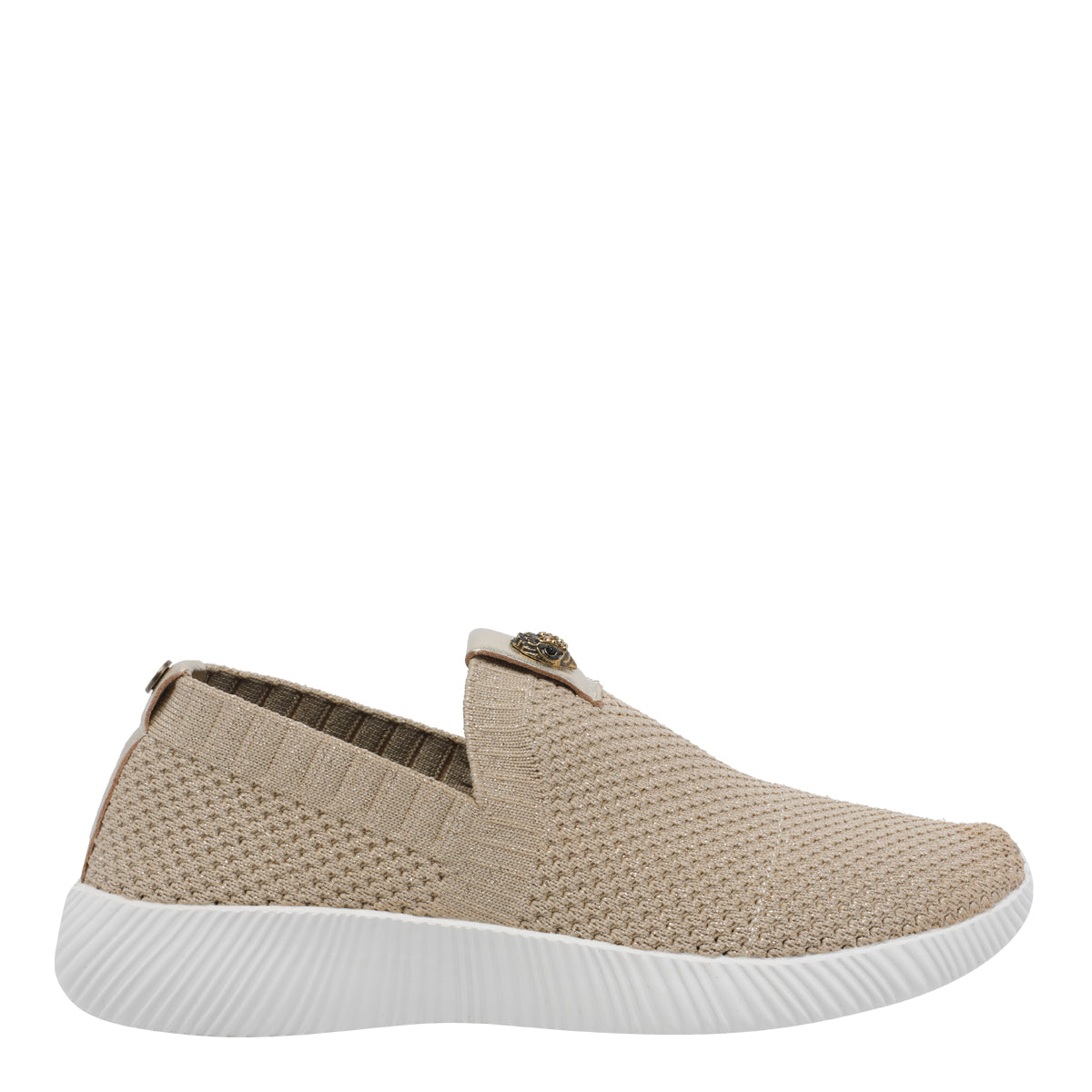 Kurt Geiger Sneakers Beige Leather/ Rubber Sole