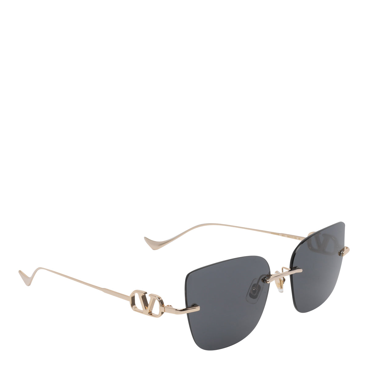 Valentino Garavani Sunglasses Grey Metal/acetate