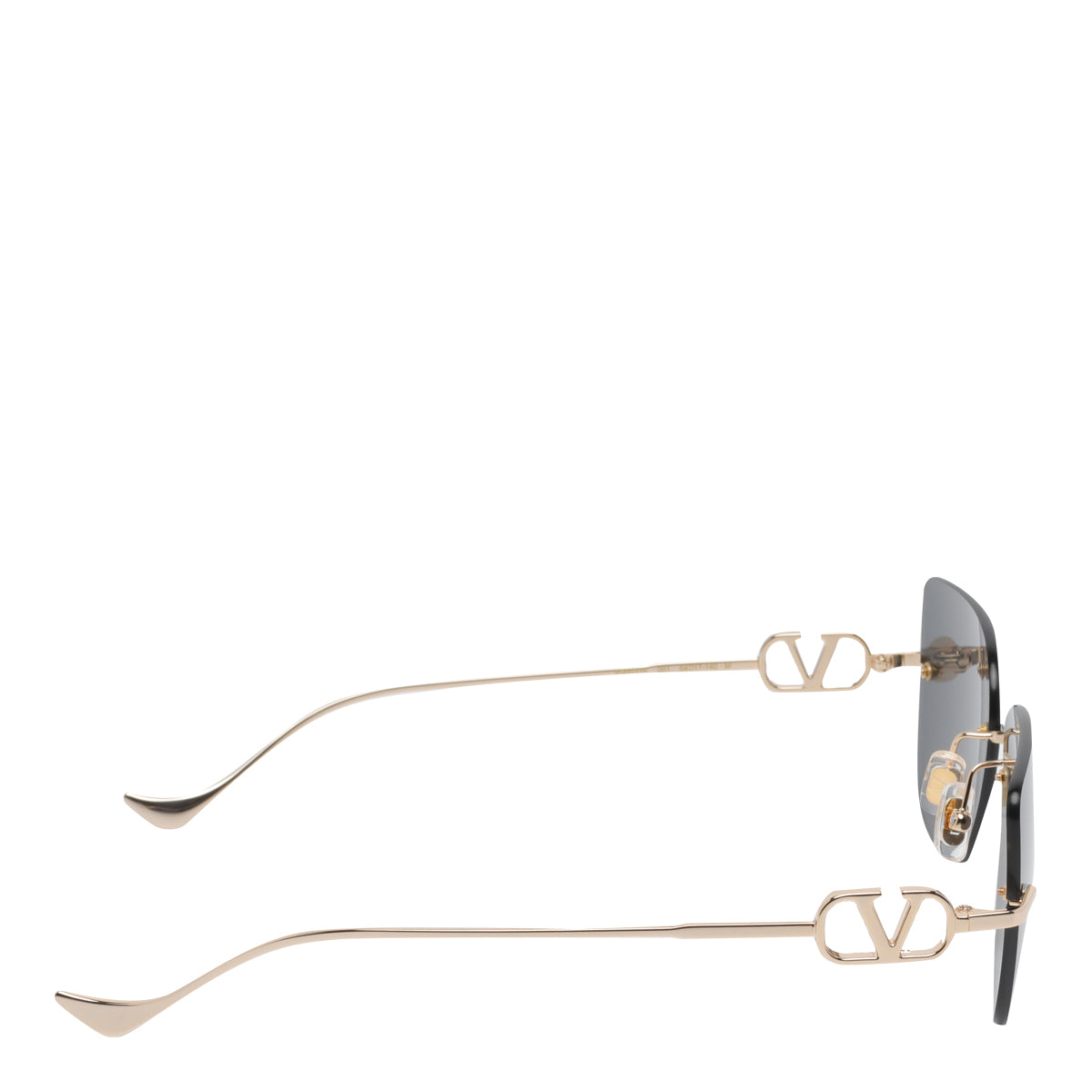 Valentino Garavani Sunglasses Grey Metal/acetate